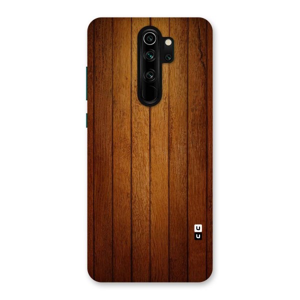 Proper Brown Wood Back Case for Redmi Note 8 Pro