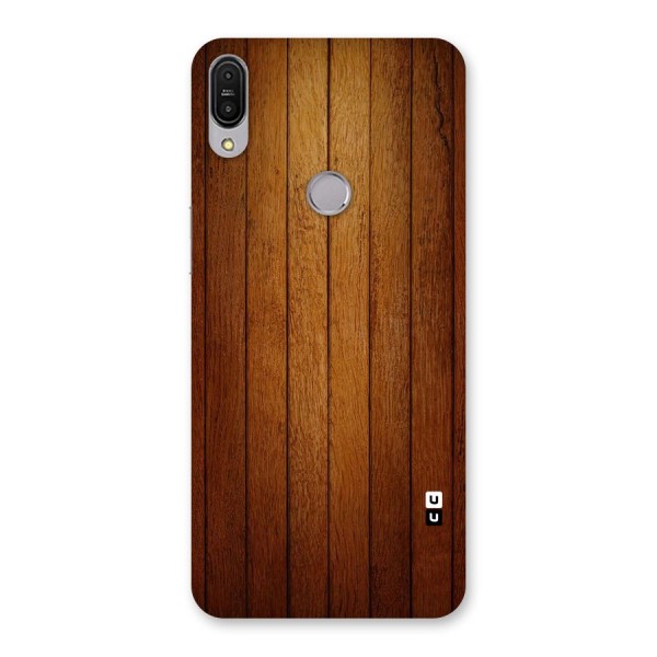 Proper Brown Wood Back Case for Zenfone Max Pro M1