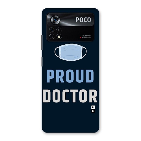 Proud Doctor Back Case for Poco X4 Pro 5G