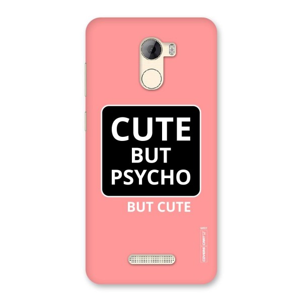 Psycho But Cute Back Case for Gionee A1 LIte