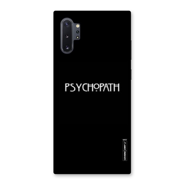 Psycopath Alert Back Case for Galaxy Note 10 Plus