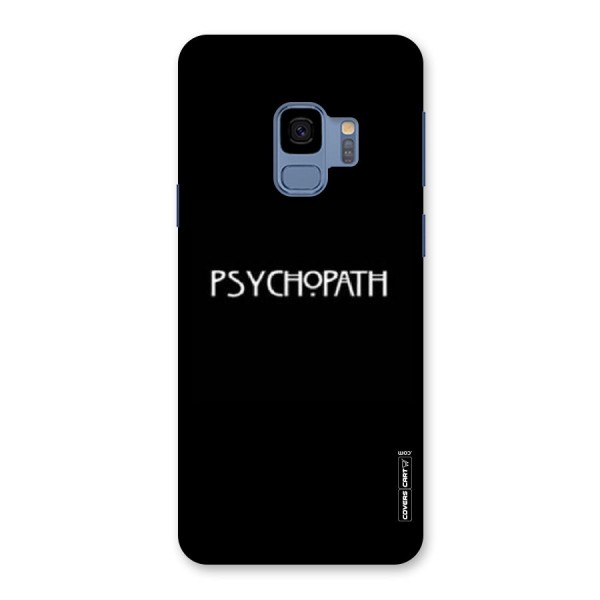 Psycopath Alert Back Case for Galaxy S9