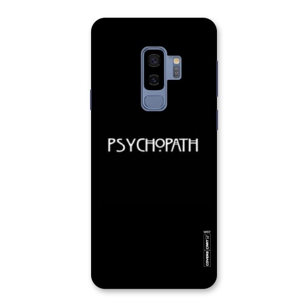 Psycopath Alert Back Case for Galaxy S9 Plus