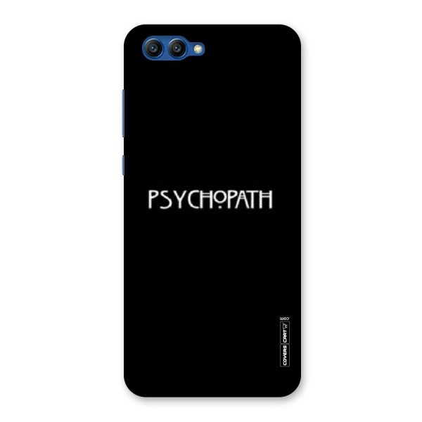Psycopath Alert Back Case for Honor View 10