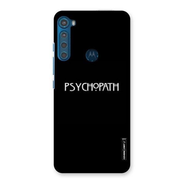 Psycopath Alert Back Case for Motorola One Fusion Plus