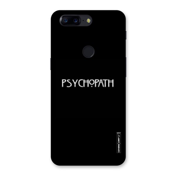 Psycopath Alert Back Case for OnePlus 5T