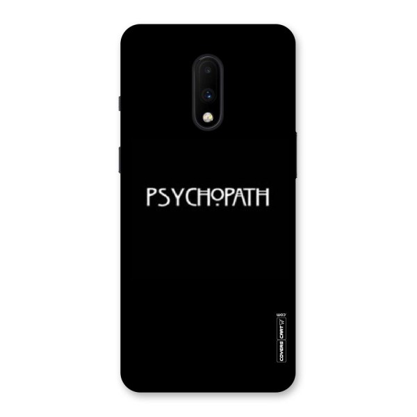 Psycopath Alert Back Case for OnePlus 7
