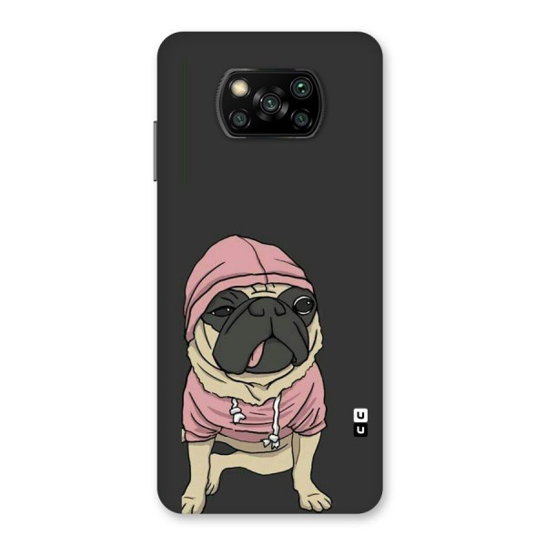 Pug Swag Back Case for Poco X3