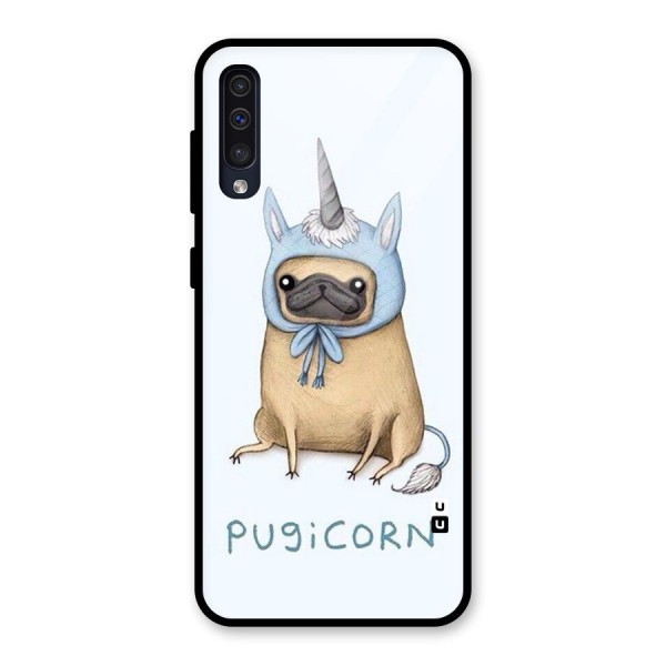 Pugicorn Glass Back Case for Galaxy A50s