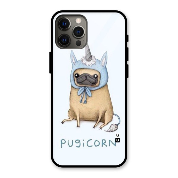 Pugicorn Glass Back Case for iPhone 12 Pro Max