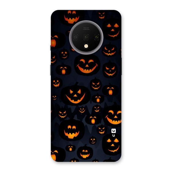 Pumpkin Smile Pattern Back Case for OnePlus 7T