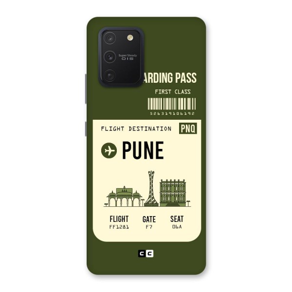 Pune Boarding Pass Back Case for Galaxy S10 Lite