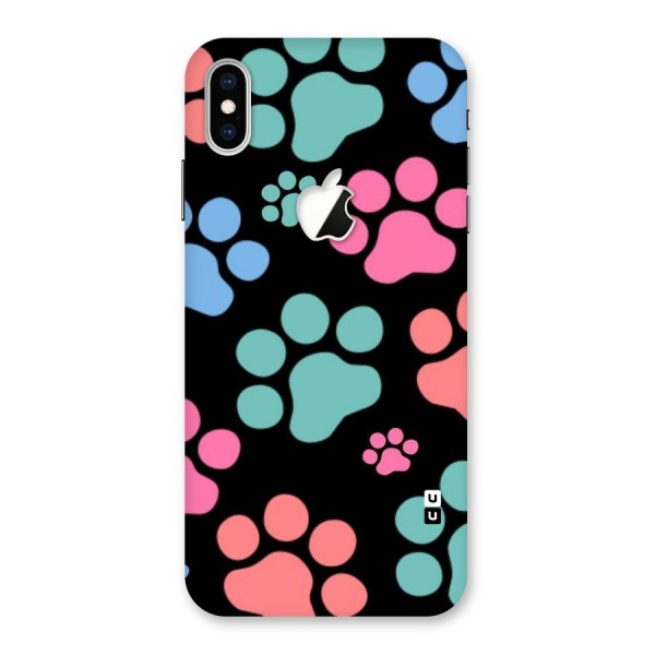 Puppy Paws Back Case for iPhone XS Max Apple Cut