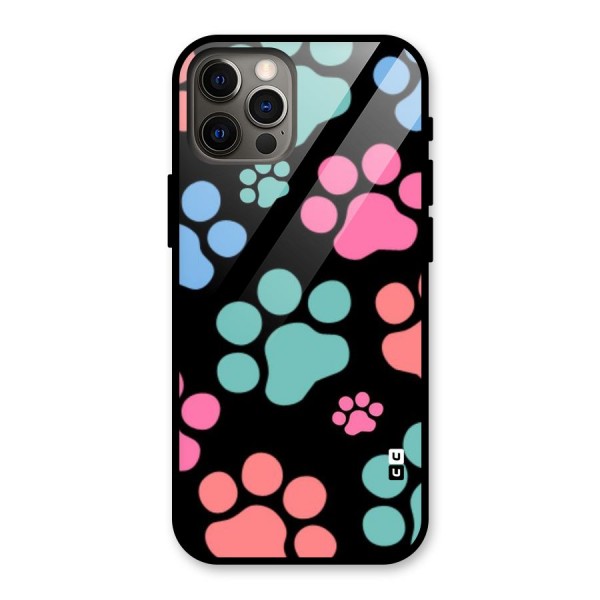 Puppy Paws Glass Back Case for iPhone 12 Pro