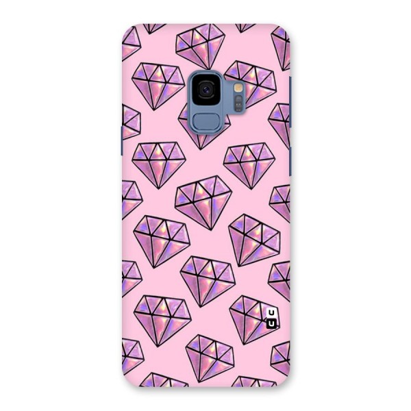 Purple Diamond Designs Back Case for Galaxy S9