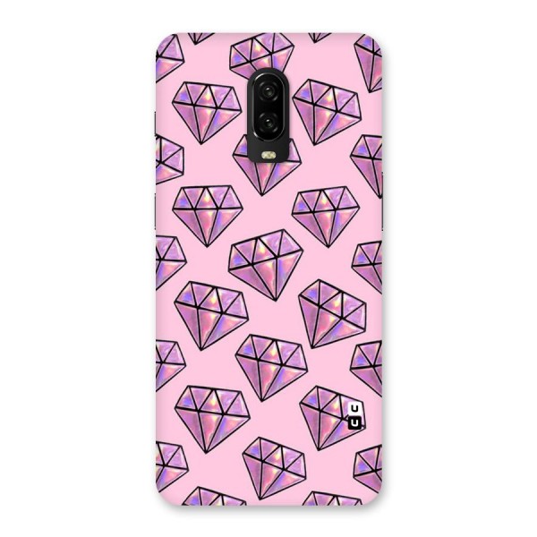Purple Diamond Designs Back Case for OnePlus 6T