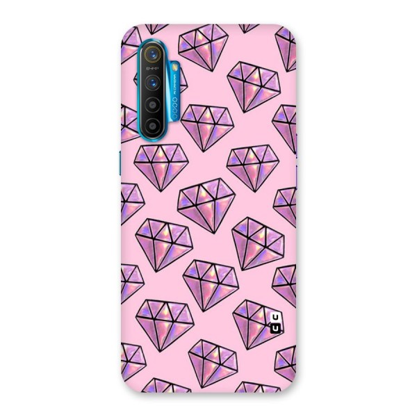 Purple Diamond Designs Back Case for Realme XT