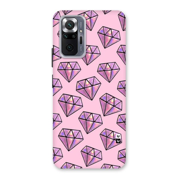 Purple Diamond Designs Back Case for Redmi Note 10 Pro