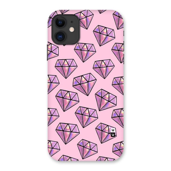 Purple Diamond Designs Back Case for iPhone 11