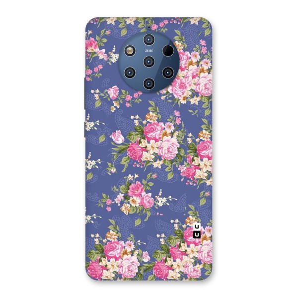 Purple Pink Floral Back Case for Nokia 9 PureView