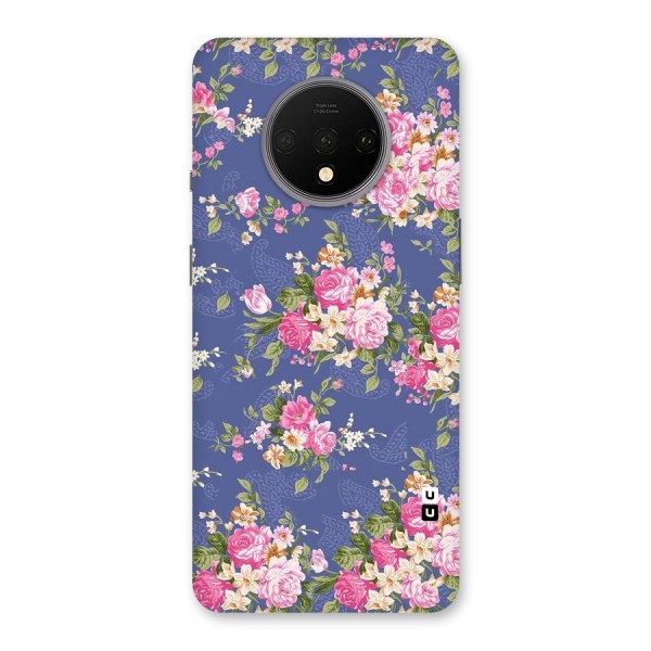 Purple Pink Floral Back Case for OnePlus 7T