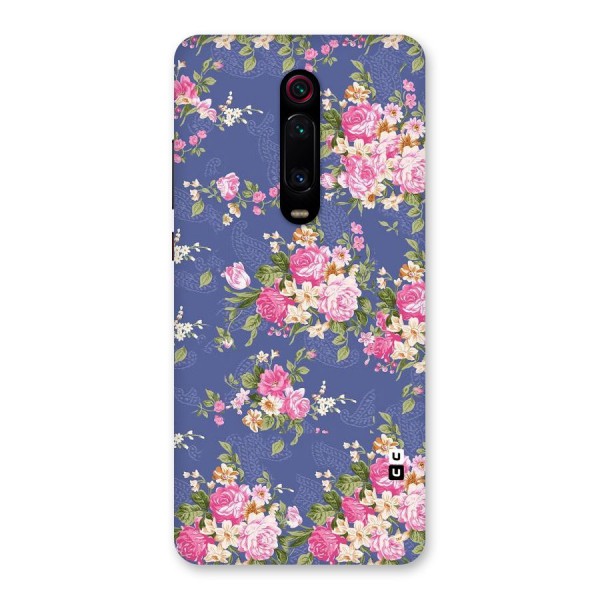 Purple Pink Floral Back Case for Redmi K20 Pro