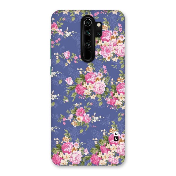 Purple Pink Floral Back Case for Redmi Note 8 Pro