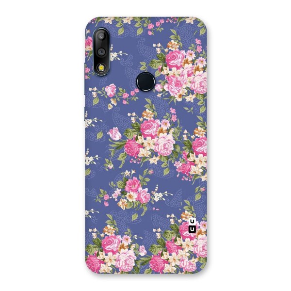 Purple Pink Floral Back Case for Zenfone Max Pro M2