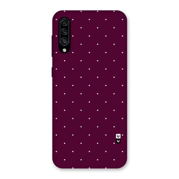 Purple Polka Back Case for Galaxy A30s
