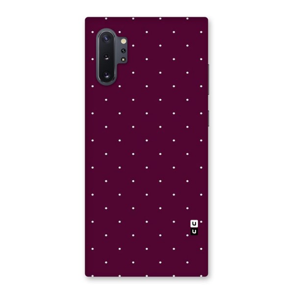 Purple Polka Back Case for Galaxy Note 10 Plus
