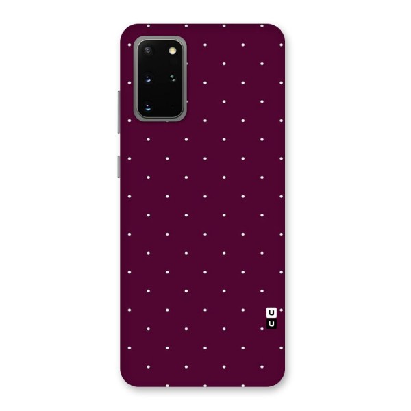 Purple Polka Back Case for Galaxy S20 Plus