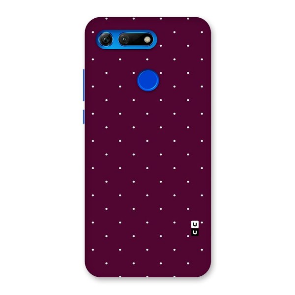Purple Polka Back Case for Honor View 20