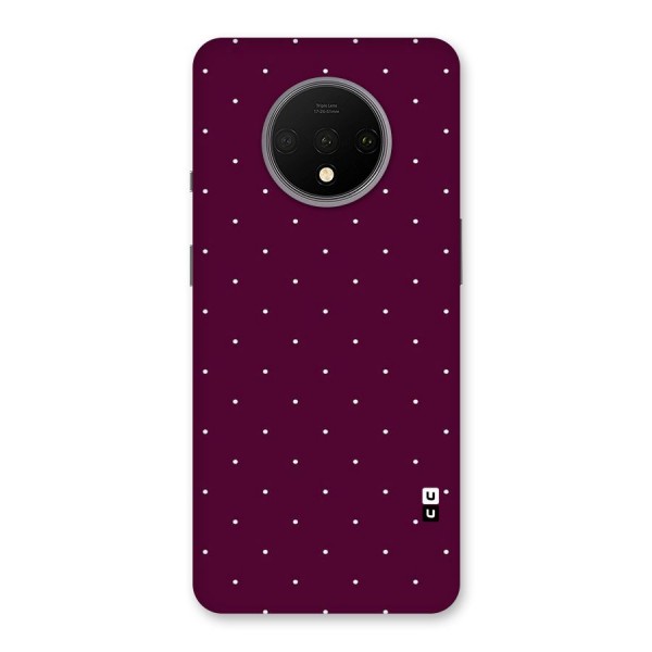 Purple Polka Back Case for OnePlus 7T