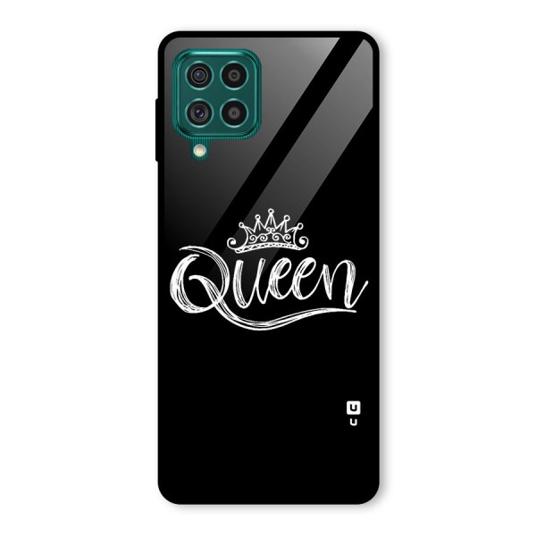 Queen Crown Glass Back Case for Galaxy F62