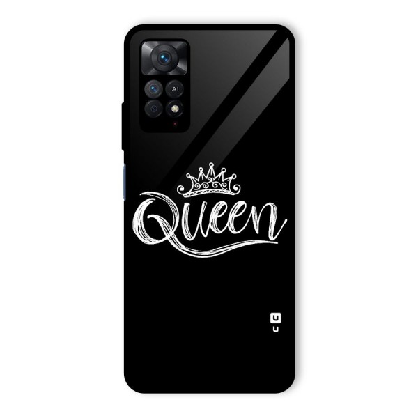 Queen Crown Glass Back Case for Redmi Note 11 Pro Plus 5G