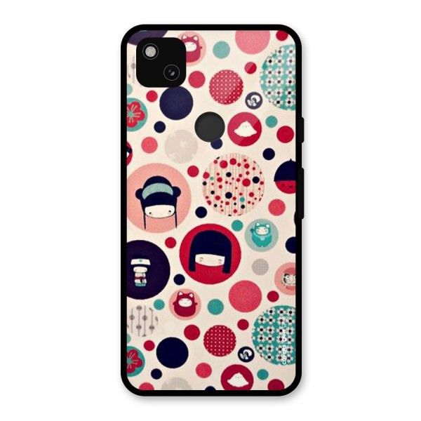 Quirky Glass Back Case for Google Pixel 4a