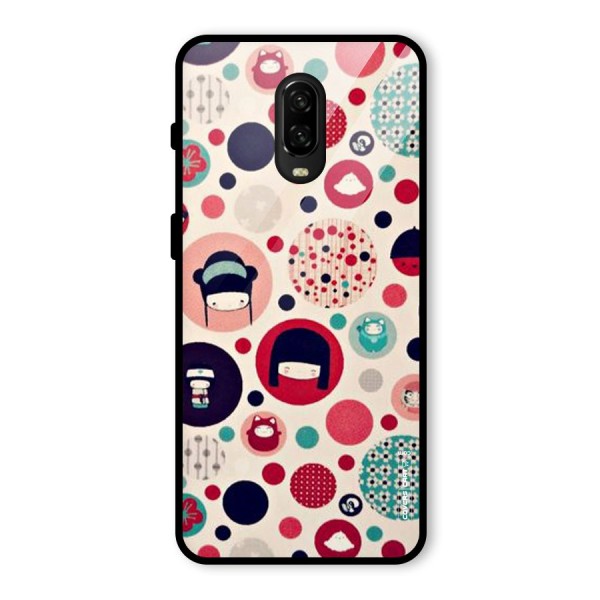 Quirky Glass Back Case for OnePlus 6T
