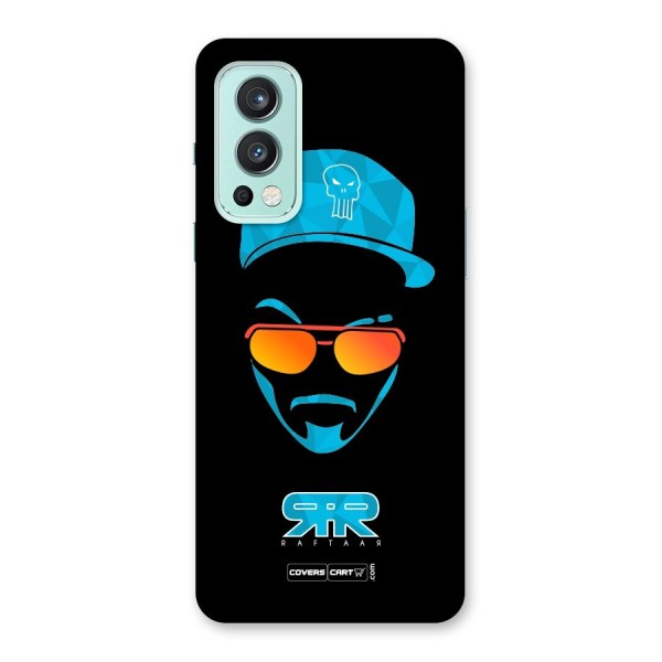 Raftaar Black and Blue Back Case for OnePlus Nord 2 5G