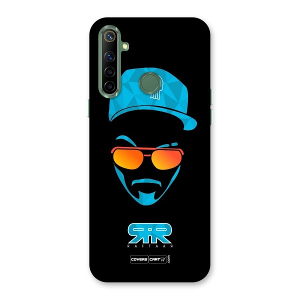 Raftaar Black and Blue Back Case for Realme Narzo 10