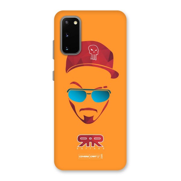 Raftaar Orange Back Case for Galaxy S20