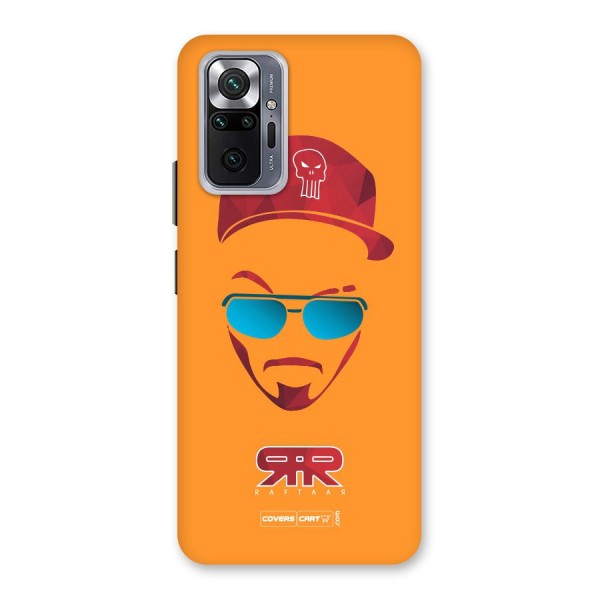 Raftaar Orange Back Case for Redmi Note 10 Pro