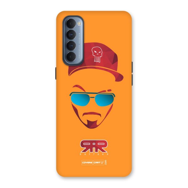 Raftaar Orange Back Case for Reno4 Pro