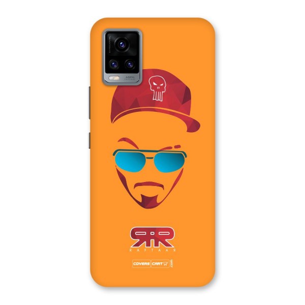 Raftaar Orange Back Case for Vivo V20