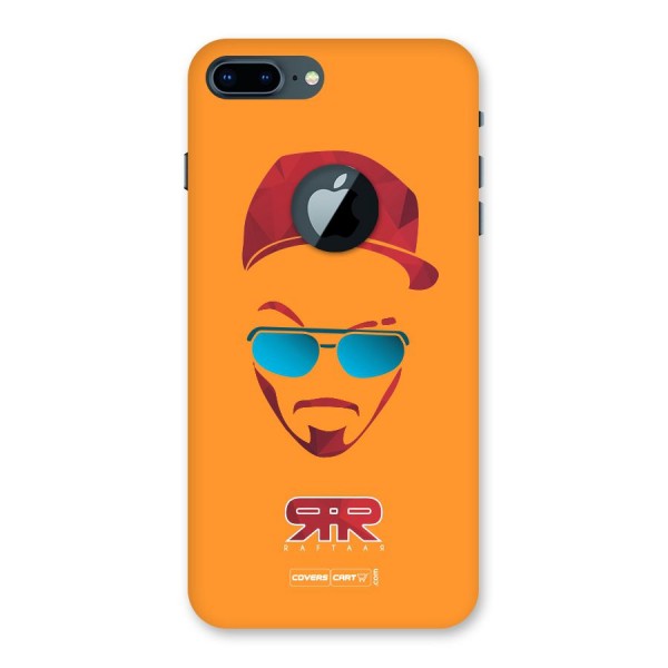 Raftaar Orange Back Case for iPhone 7 Plus Logo Cut
