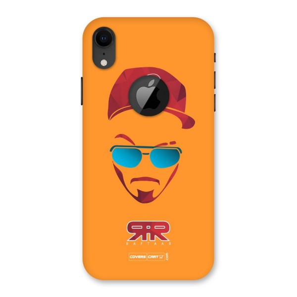 Raftaar Orange Back Case for iPhone XR Logo Cut