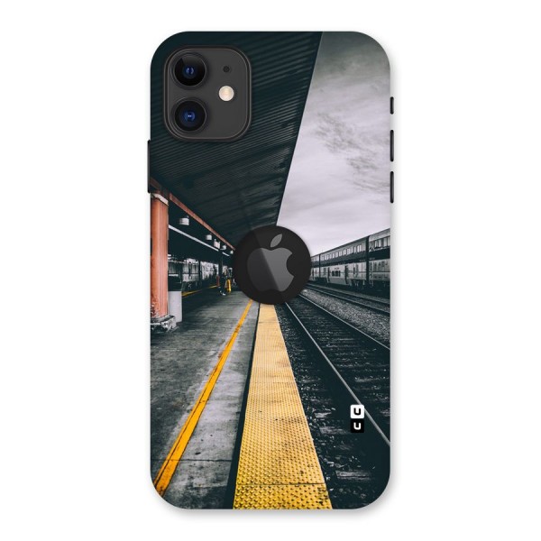Railway Track Back Case for iPhone 11 Logo Cut