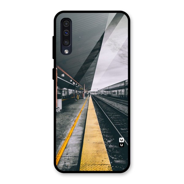 Railway Track Glass Back Case for Galaxy A50
