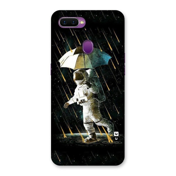 Rain Spaceman Back Case for Oppo F9