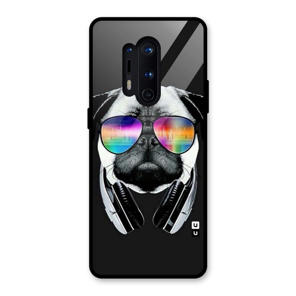 Rainbow Dog Swag Glass Back Case for OnePlus 8 Pro