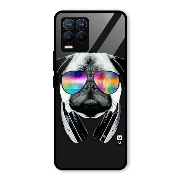 Rainbow Dog Swag Glass Back Case for Realme 8